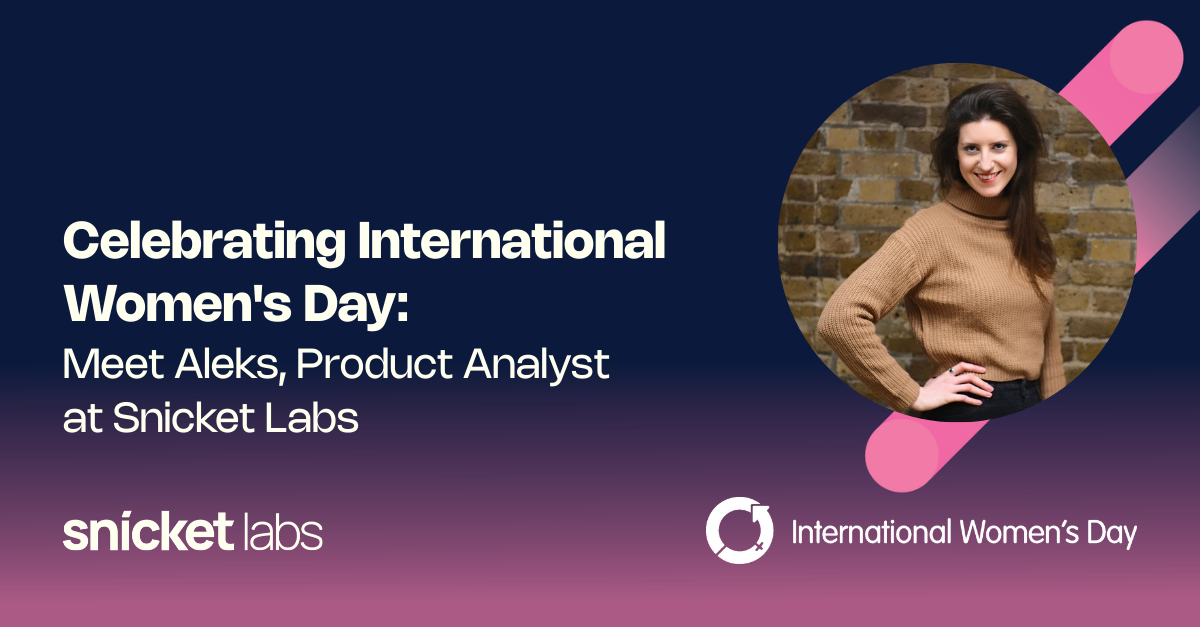 Celebrating International Women's Day: Meet Aleks